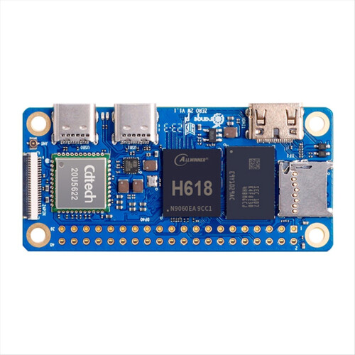 Zero 2W Development Board 1GB RAM DDR4 Mini PC Allwinner H618 WiFi Bluetooth 5.0 Single Computer