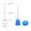 50Pcs Mixing Tips Impression Blue 1:1 NT7012 7