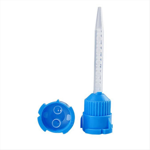 50Pcs Mixing Tips Impression Blue 1:1 NT7012 2