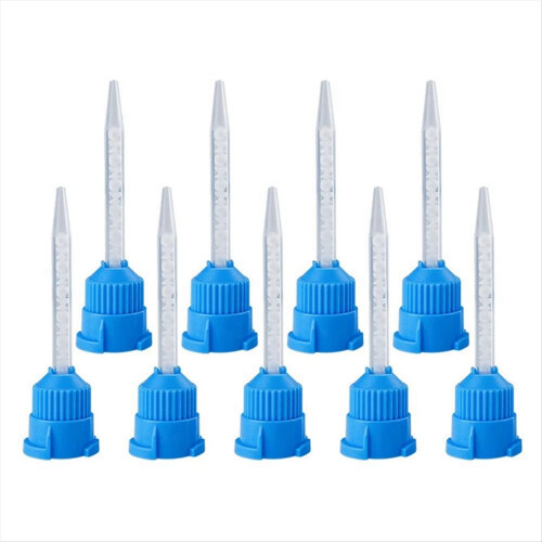 50Pcs Mixing Tips Impression Blue 1:1 NT7012 1
