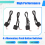 4 Pcs Momentary Switch Push Button ON Off 12V 24V Mount Mini 6
