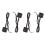 4 Pcs Momentary Switch Push Button ON Off 12V 24V Mount Mini 3