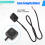 4 Pcs Momentary Switch Push Button ON Off 12V 24V Mount Mini 7
