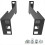 1U Server Rack Depth Extender - 4-Inch/10 cm Deep Recessed Mount Adapter Kit for Network 1