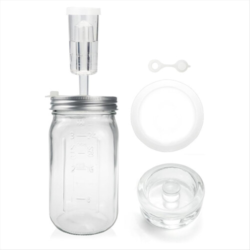 32 Oz Jar Fermentation Kit, Jar, Lid, Fermenting Weights and Airlocks