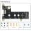 X1001 M.2 NVMe SSD Shield PCIe Peripheral Board Compatible with for 5 10