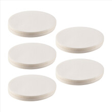 500PCS Round Coffee Filter Paper for Espresso Maker Dripper Filters Tools Moka Pot Filter, 60mm