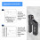 Handheld Metal Voltage Detector, Cable Pipe Wire Detection, Pipeline Wiring Detector -75 6