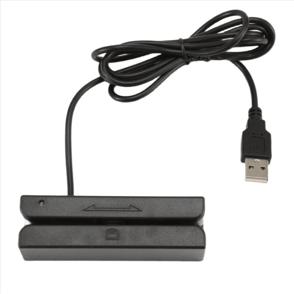 Msr90 Usb Magnetic Strip Card Reading Machine Reader Stripe 3 Tracks Mini Swiper For Pc 4853571766549