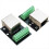 4PCS RJ45 Ethernet Female Socket Connector Breakout Board,2.54mm Board Shielded Network Adapter Terminal 7