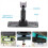 Car Rearview Mirror Mounting Bracket with Aluminum ABS Interior Back Plate Panel for DVR Accessory 6