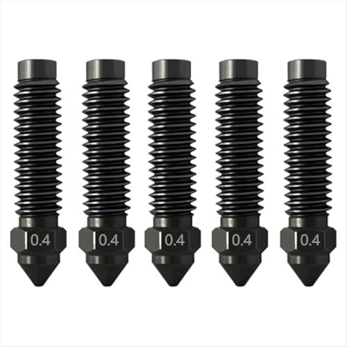 5pcs for Centauri Carbon High-Speed Hardened Steel Nozzle 0.4MM 3D Printer Accessories