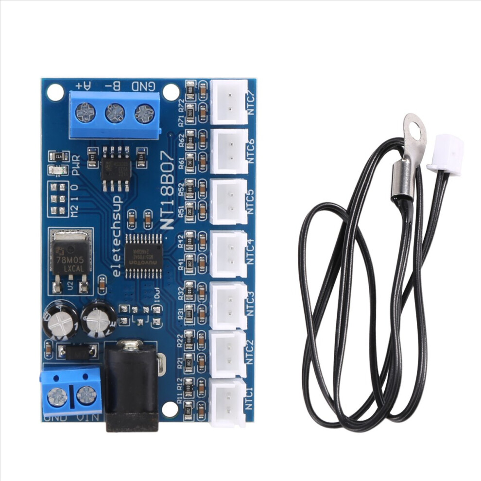 7 Channel Rs485 Temperature Sensor Measurement Modbus Rtu Paperless Recorder Plc Nt18b07 4853571779723