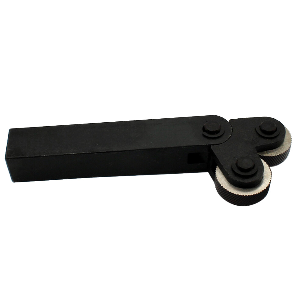 Steel Lathe Cutter Tool Holder Hob Knurling Knife +Knurling Wheel 1.0Mm Hss Inner Hole Embossing Brecantia