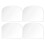 13PCS Transparent Cake Cream Scraper Flexible Plastic Icing Spatula Buttercream Smoother Decorating Tools Baking 4