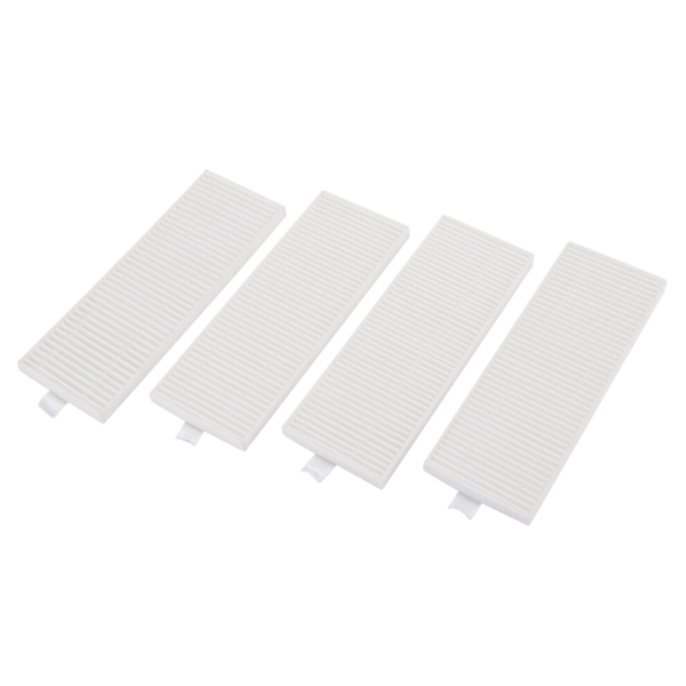 4Pcs For 360 Sweeping Robot C50 Accessories Filter Vacuum Cleaner Sweeper Replacements Parts White 4853571778306