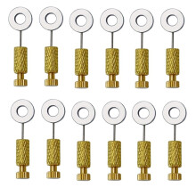 12Pcs DIY Tools Handmade Leather Goods Suture Fixing Needle Fixed Stitching 6-12mm