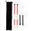 1 Pair Drum Brushes Retractable Wire Drums Sticks Brush + Rods Stick Set 2