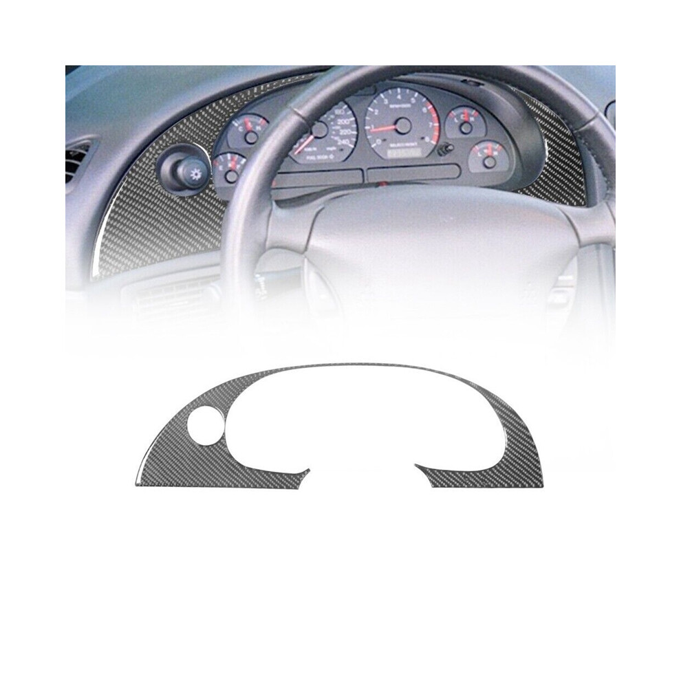 For 2001-2004 Lhd Soft Carbon Fiber Car Speedometer Surround Cover Trim Instrument Panel Sticker 4853964334560