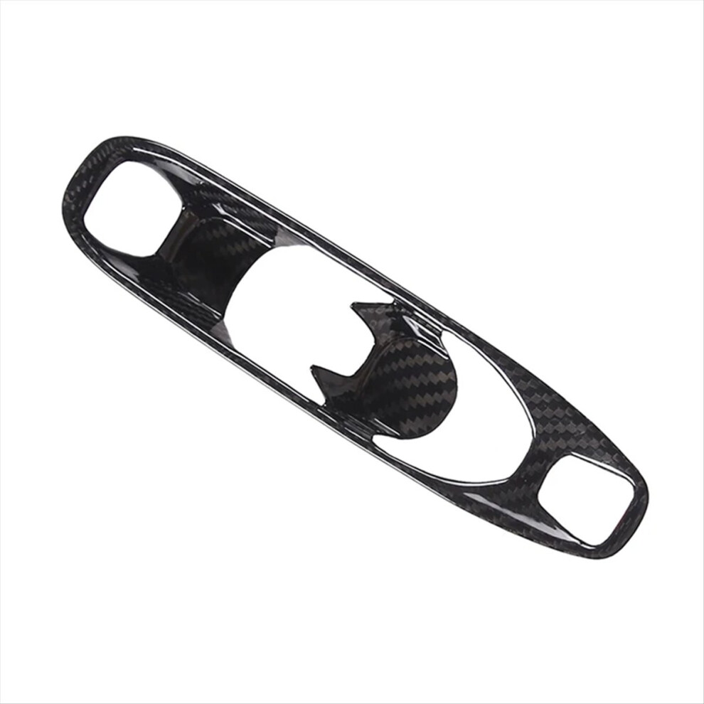 Real Hard Carbon Fiber For C8 2020-2023 Car Console Gear Shift Button Sticker Accessories 4853964334874