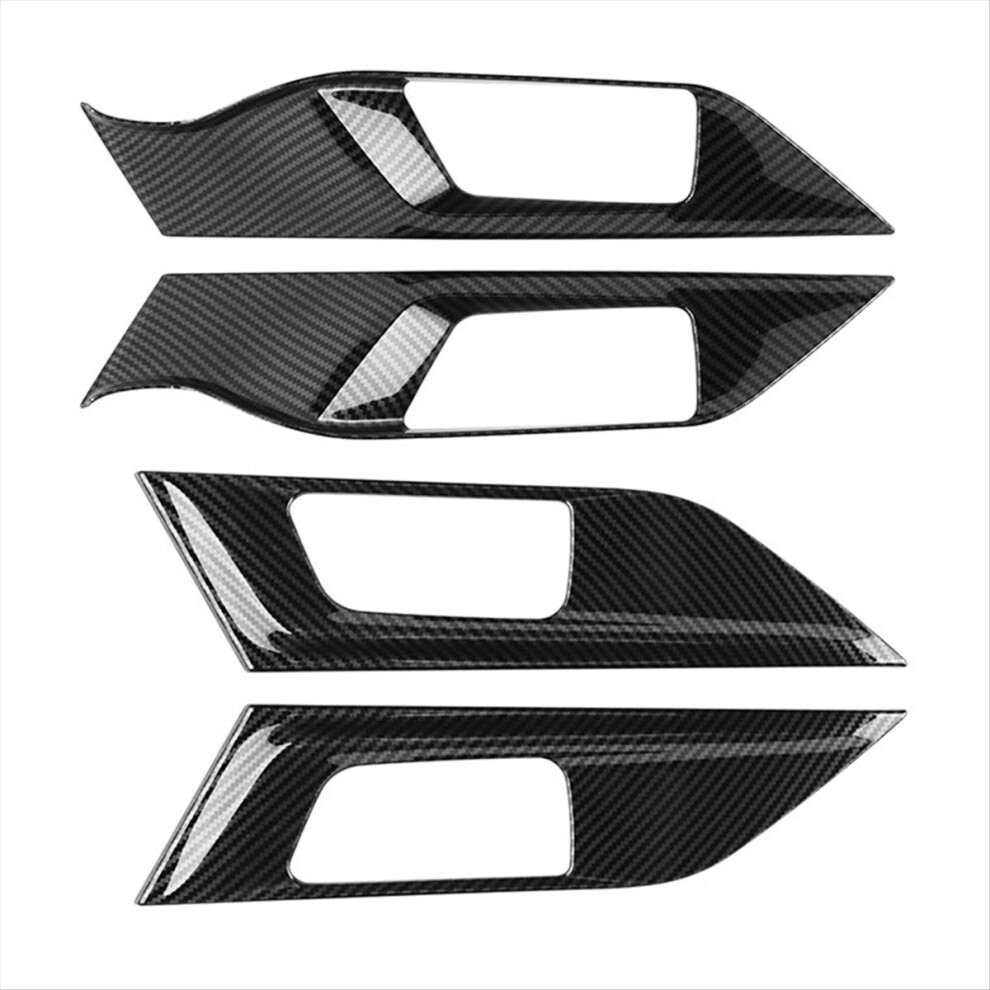 For 2023 Southeast Asia Version Lhd Car Inner Door Handle Bowl Panel Cover Trim Sticker Carbon Fiber 4853964334508