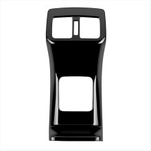 For 2023 Southeast Asia Version Car Rear A/C Air Outlet Vent Cover Frame Sticker Gloss Black