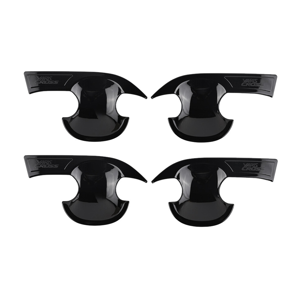 For 2023 Southeast Asia Version Gloss Car Exterior Door Handle Bowl Cover Trim Sticker Black 4853964335642
