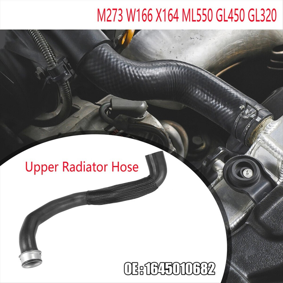 1645010682 Upper Radiator Hose Cooling Water Supply Pipe For M273 W166 X164 Ml550 Gl450 Gl320 A1645010682 Black 4853964345757