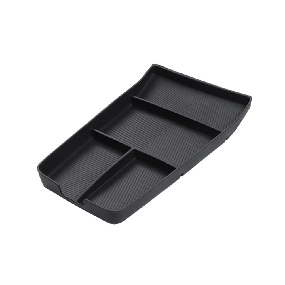 Center Console Armrest Storage Box For Xpeng G9 Car Central Lower Layer Tray Organizer Accessories Black 4853964344385