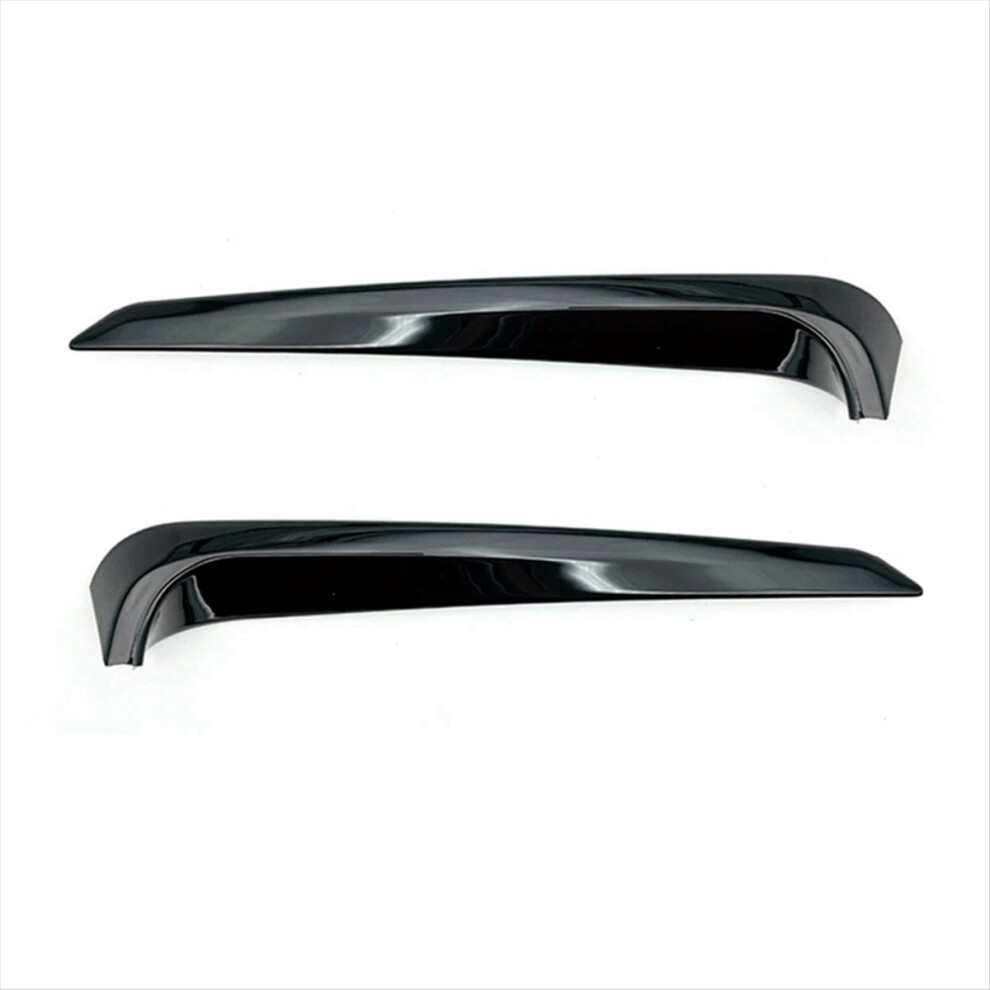 Car Glossy Front Fog Lamp Cover Trim Molding Bezel Garnish Sticker For C27 2020-2022 Black/Light 4853964343012
