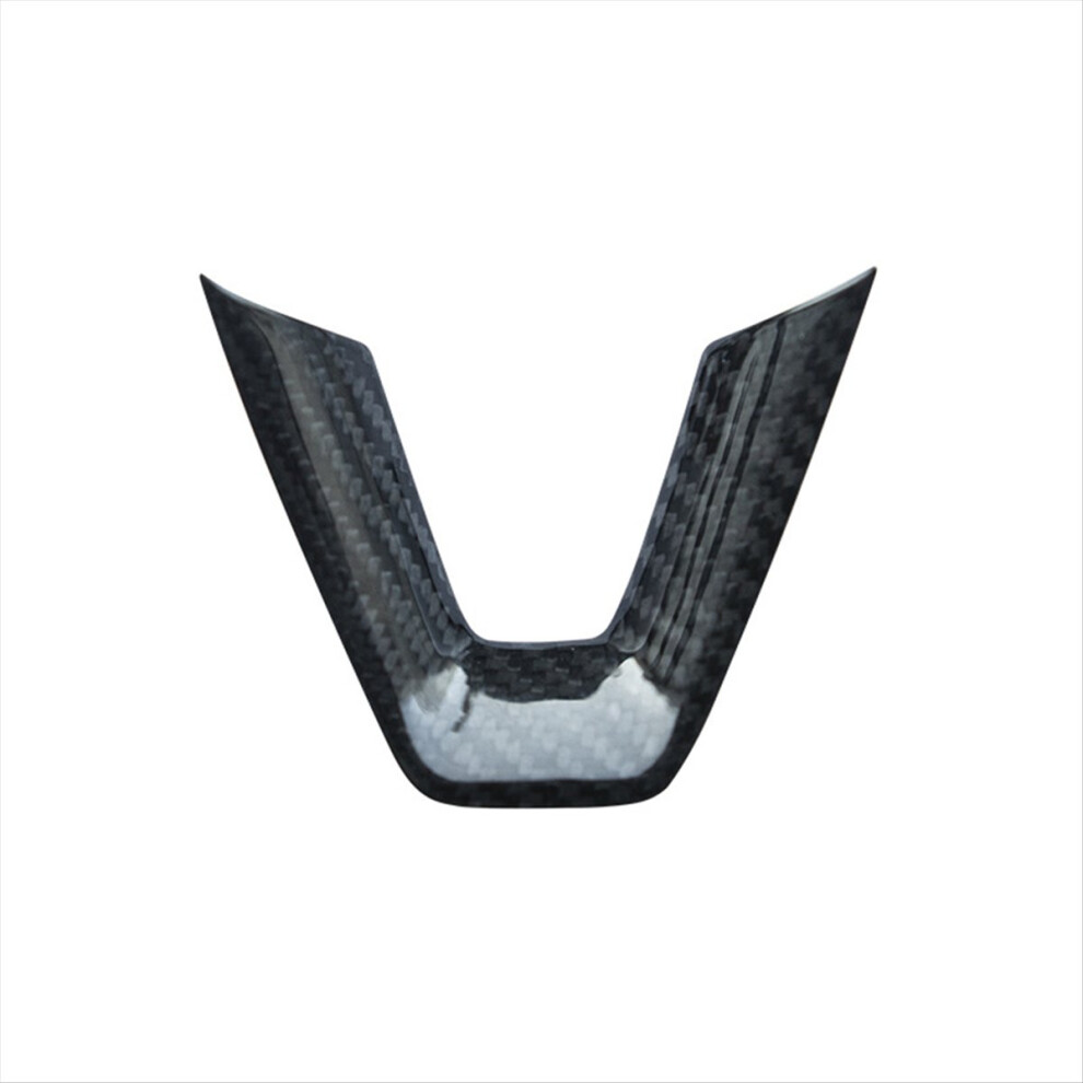 For 2024 Real Carbon Fiber Car Steering Wheel Cover Trim Sticker Interior Accessories 4853964342763