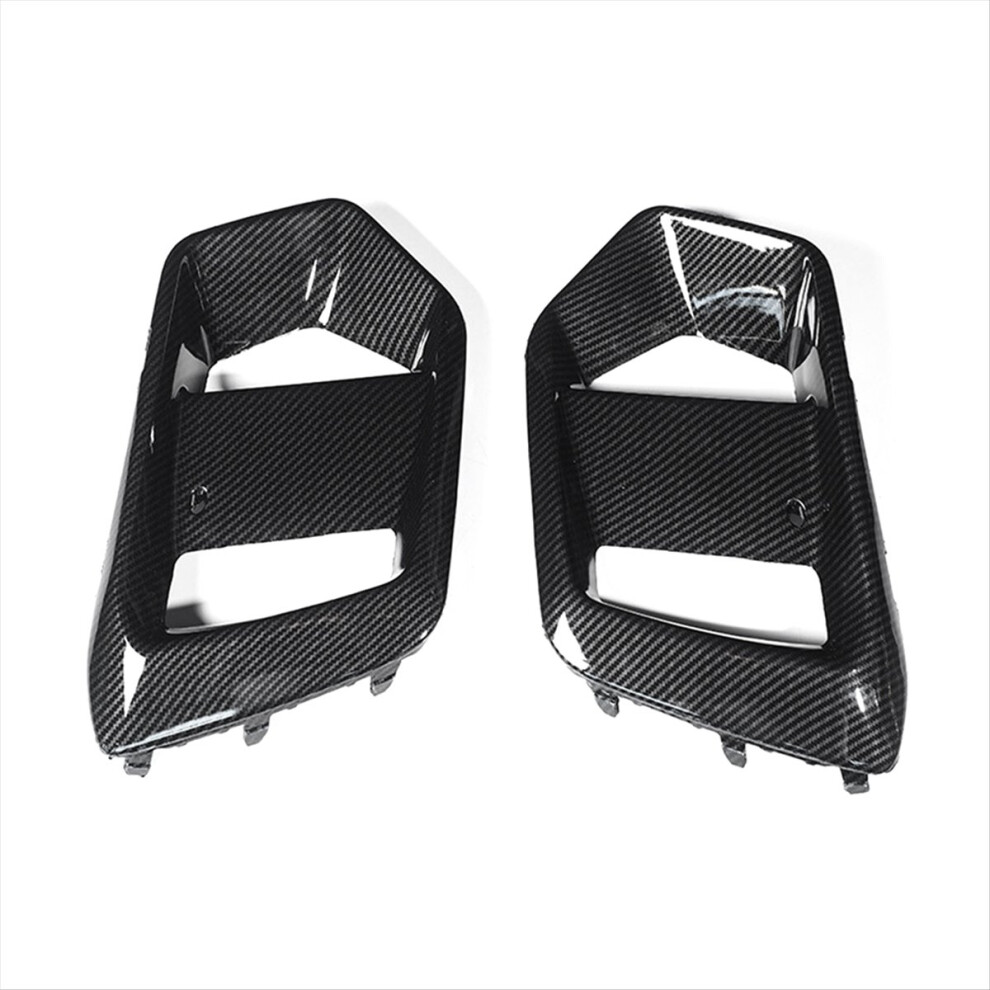 For Focus 2015-2018 Car Exterior Accessories Fog Lights Frame Lamp Covers Foglight Grille Carbon Fiber Look 4853964342480