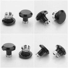 For Sportster S 1250 RH1250 PAN AMERICA PA1250 2021 2022 Front Axle Nut Covers Pivot Bolt Black