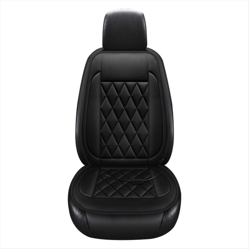 12V Car Seat Heater Fast Heating Cover Pad Universal Electric Heated Pad,Single, Black 4853964350232
