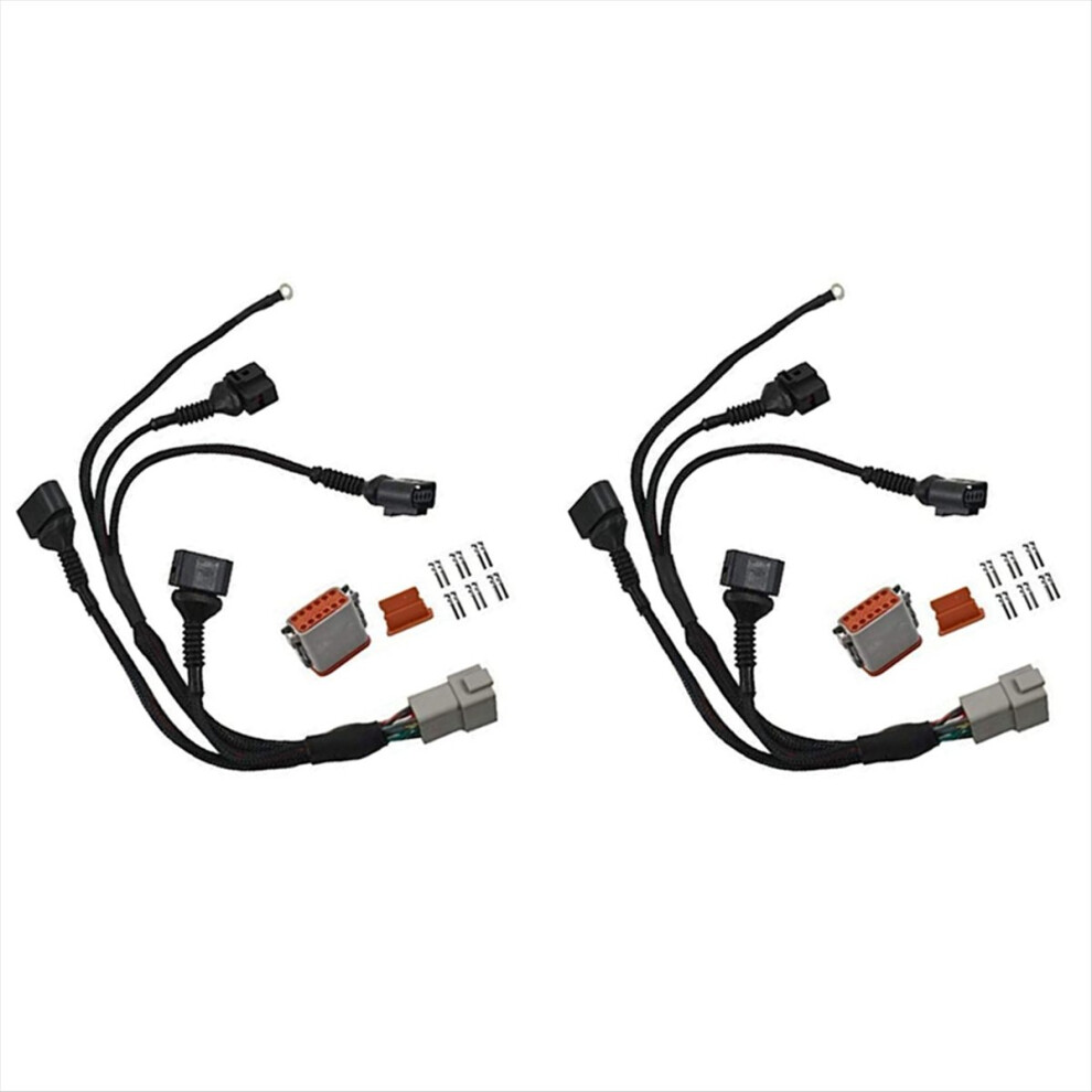 2Pcs 1.8T Ignition Coil Wiring Harness For 1997-2006 Tt A4 Golf 1.8L Turbocharged 4853964347935