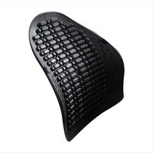 Car Back Chair Massage Lumbar Cushion Mesh Ventilated Office Home, Black