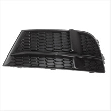 Left Front Bumper Lower Grille Cover Honeycomb Bezel 8V3807681AB for A3 S3 M 2017-2019 Fog Light Frame