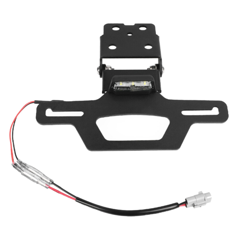 Motorcycle Hidden License Plate Holder With Led Short Tail Frame For -4R -25R Zx250 Light 4853808609007