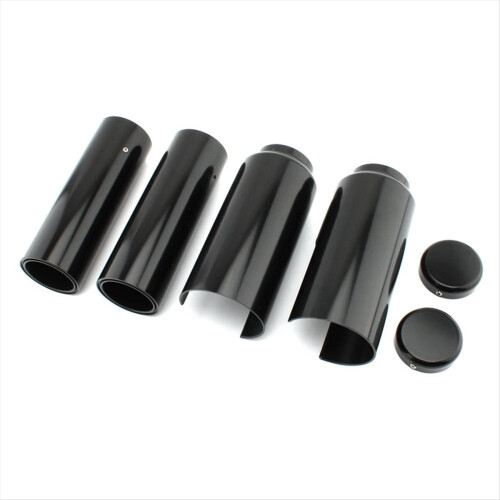 Motorcycle Upper Lower Fork Cover Tubes Caps Kits for Dyna FXD 2006-2017