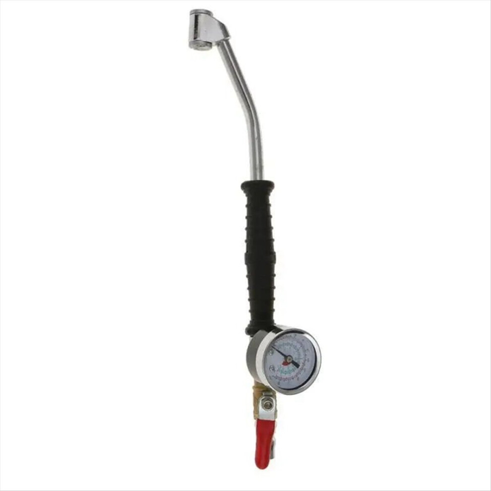 220Psi Air Tyre Pressure Inflator Gauge Valved Compressor For Car Van Bike Tire Maximum Rubber Handle 4854195157393