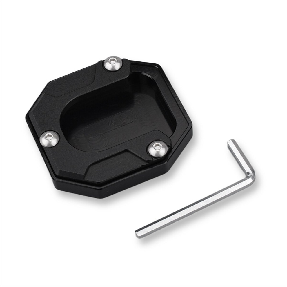 Motorcycle Kickstand Foot Side Stand Extension Pad Support Plate For Voge Sr250gt Sr250gt Black 4854195172198