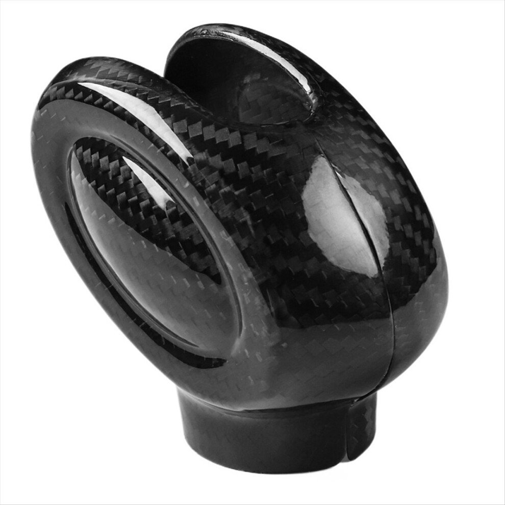 Brecantia Car Real Carbon Fiber Shift Lever Cover Knob For F54 F55 F56 F57 F60 Black