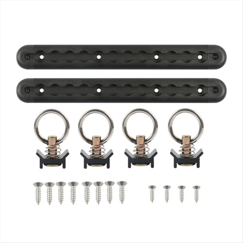 Track Fixed Circular Slide Rail Lock RV Trailer Modification L-Shaped Tie