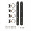 Track Fixed Circular Slide Rail Lock RV Trailer Modification L-Shaped Tie 3