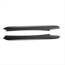 1Pair Real Carbon Fiber Center Console Gear Shift Panel Side Trim Strips for X5 F15 2014-2018 Car Interior Cover