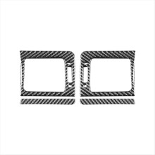 Carbon Fiber for 2012-2016 XV Crosstrek 2013-2017 Dashboard Sides Air Vent Cover Trim Accessoreis