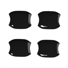 For 6 2024 2025 Car Exterior Door Bowl Cover Cap Trim Accessories ABS Carbon Fiber