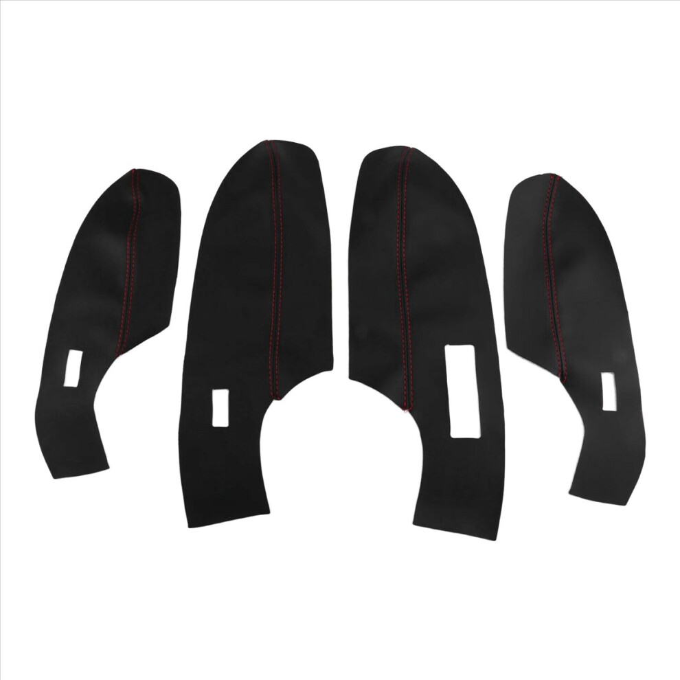 Car Interior Door Panel Cover Pu Leather Armrest Trim For 2011-2018 Lhd 4854195183187