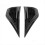 For Leaf Panel Decoration Patch Modified False Air Vent Car Wings 2