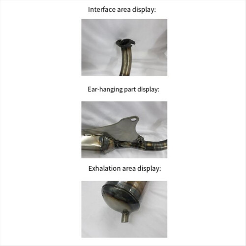 Motorcycle Exhaust Pipe V8 Large Displacement for Jog System Modified 2
